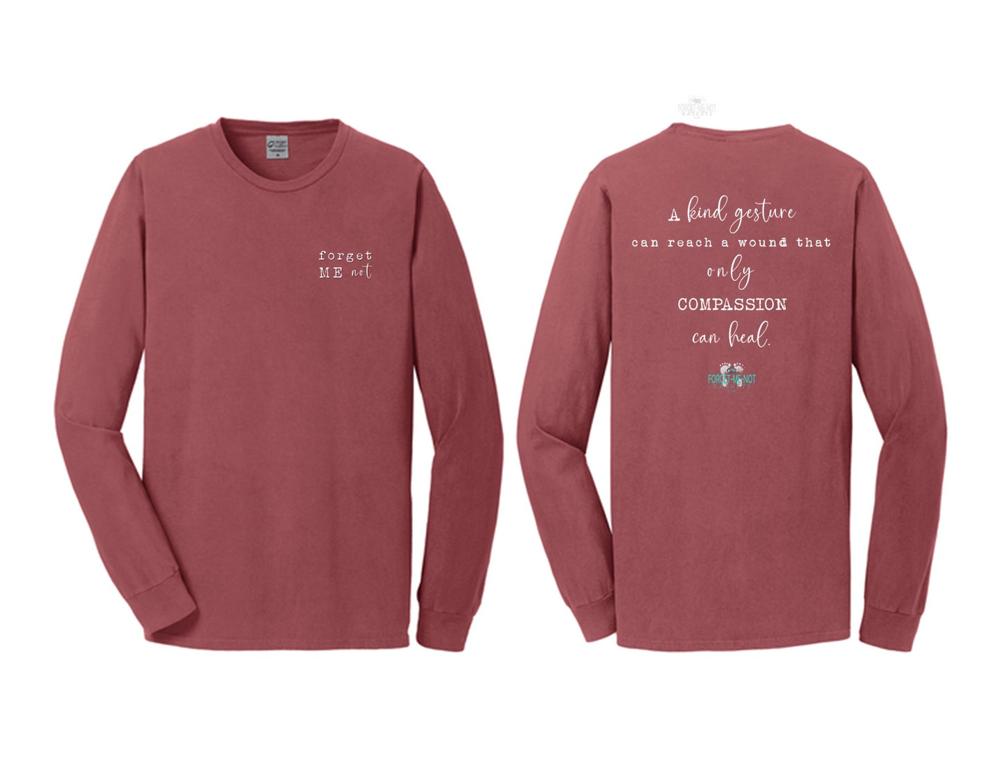 Forget-Me-Not Compassion Long Sleeve Shirt